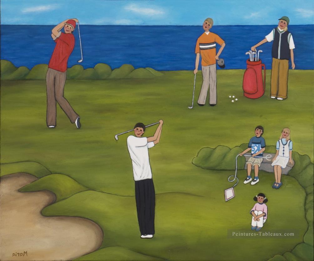 golf 13 impressionniste Peintures à l'huile